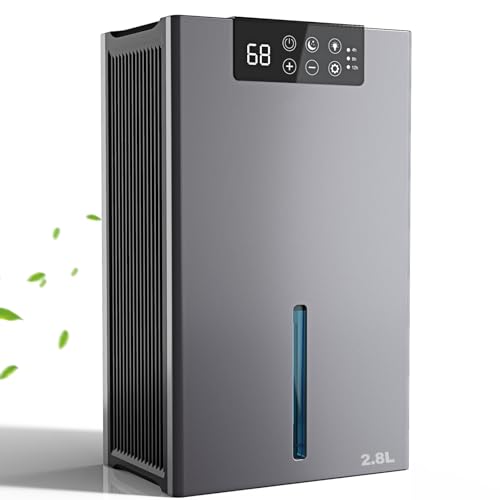 Catálogo de Deshumidificador Steren - solo los mejores. 48 2.8L Deshumidificador Avanzado, Deshumidificador Doméstico Eléctrico con Función de eliminación de polvo, Silencioso Portátil, Luz LED de 7 Colores, Auto Descongelación, 6...