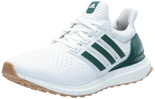 adidas Men's Ultraboost 1.0, White/Collegiate Green/Gum, 7
