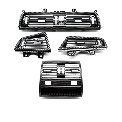 Salida Aire Acondicionado Rejilla Ventilación Del Aire Acondicionado Delantera Izquierda Derecha Y Trasera Para Serie 5 F10 F11 F18 520i 523i 525i 528i 535i(LHD 4PCS-B)