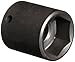 Martin 4M627 27mm Type II Opening 1/2" Power Impact Square Drive Socket, 6 Points Standard, 41mm Overall Length, Industrial Black Finish