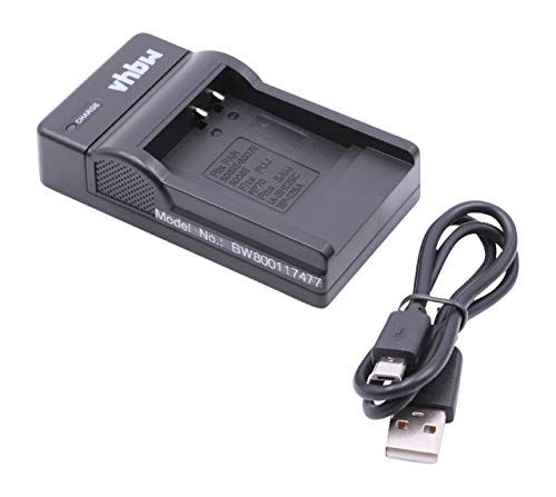 vhbw Caricabatterie per Fotocamera Videocamera DSLR Panasonic Lumix DMC-FX01, DMC-FX07, DMC-FX10, DMC-FX100, DMC-FX12, DMC-FX150, DMC-FX3