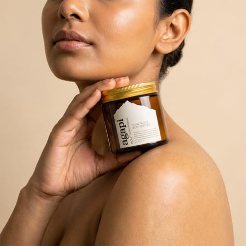 Image of Agapi Sikkim Shea Face and Body Butter - Deeply Nourishing & Moisturizing, All-Natural Shea Butter for Soft, Smooth Skin, Ideal for Dry, Sensitive Skin, Non-Greasy