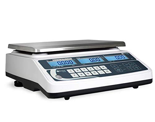 Balanza de comercio peso-precio 6/15 kg – 2/5 g – Carga mínima: 40 g – Tamaño de la bandeja: 263 x 204 mm