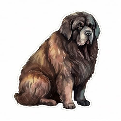 Image of Yoonek Graphics Newfoundland Dog Vinyl Decal Sticker for Car, Laptop, Tumbler, More. #009830-8