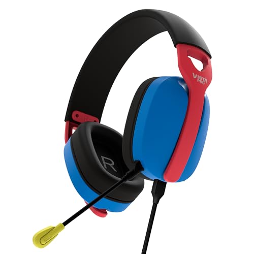 Vieta Pro Pixel Gaming Headset mit Kabel und Mikrofon für PC | PS4 | PS5 | Switch | Xbox Gaming Headset