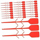 Lurrose 100stücke Feuerlöscher Sicherheitsplombe Selbstsichernde Zugband Anhänger Rot Hochsichtbar Geeignet Für Brandschutzprüfung Und Sicherheitsverschluss