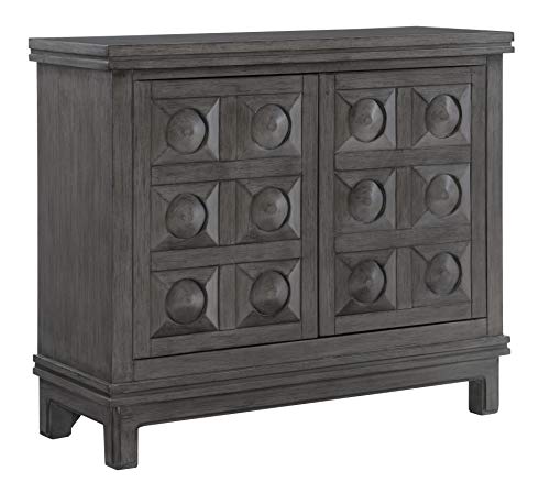 Powell Caberra Modern Grey Storage Console Cabinet,PAMZN1917