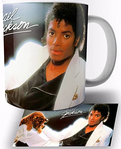 Michael Jackson Thriller Tasse en Céramique Blanche 325ml Mug