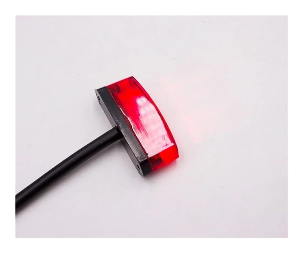 Luce Stop Fanale Posteriore Fanale posteriore a LED universale con indicatore rosso fanale per moto modificato alloggiamento plastica per luce a accessori per