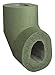 1-1/8" x 37/64" Elastomeric Elbow Pipe Fitting Insulation, 3/4" Wall
