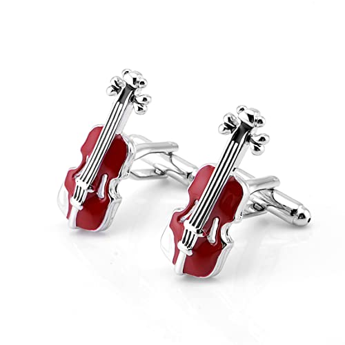 MAYIYAHO Gemelos de violín, Color Rojo, Novedad, Herramienta Musi...