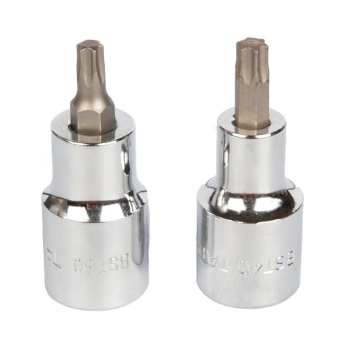 Image of Taparia Torx Bit Socket Set BST30 / 40, 1 /2 inch Square Drive Set of 2 forge bit of T30 & T40 - Industrial & DIY Applications