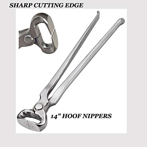 Equinez Tools Hoof Nipper 14 Inch Vanadium Steel Farrier Tool In Dull Finish thumb #2