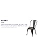 Flash Furniture Commercial Grade Distressed Copper Metal Indoor-Outdoor Stackable Chair