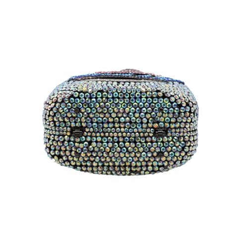 Image of Rhinestone Champagne Bottle Clutch, Luxury Evening Bag for Women