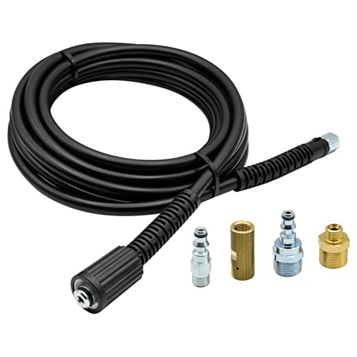 Can you use a flexi hose with a pressure washer LAVOR High Pressure Extension Hose