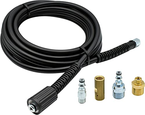 LAVOR Tubo de alta presión/extensión de tubo de alta presión de 6 metros embalado para hidrolimpiadoras de agua fría línea Hobby, negro