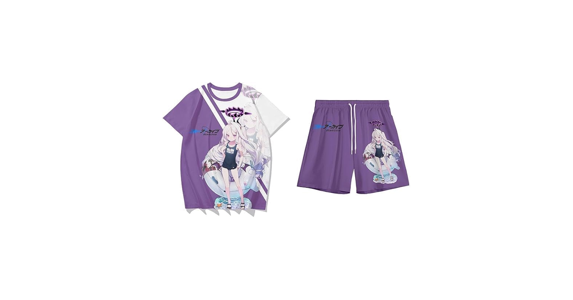 Amazon.co.jp: [小さな店] ブルアカ 水着ヒナ Tシャツ パンツ