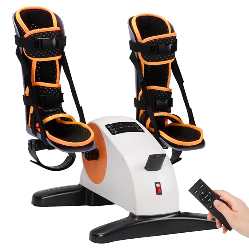 NIdreamCE Electric Pedal Exercise Bike with Leg Support, Physical Therapy Exercise Pedal Exerciser Assist Leg, Knee, Foot, Arm Recovery Equipment for Home, Office Elderly
