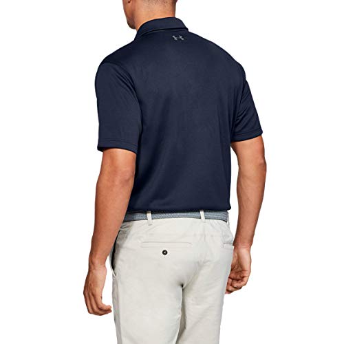 Image of Under Armour Men's Polyester Solid Tech Polo | T-Shirt | 1290140-001