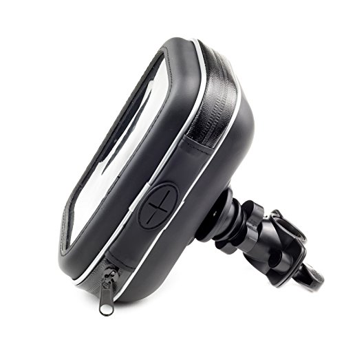 Motorcycle Handlebar Bike Mount With Waterproof Case For Garmin Drive Drivesmart Driveassist 52 51 50 55 Driveluxe Dezl Otr500 Nuvi Tomtom Go Comfort Supreme 5’’ Via 1425M 1525M 1525Tm Go 52 520 5200 #TOP3