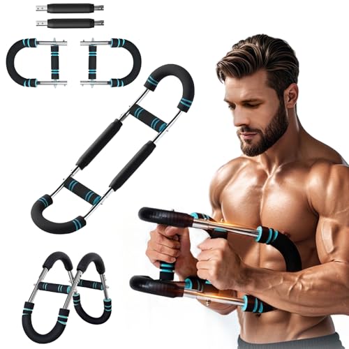 Twister Armtrainer, 60-110LB Verstellbares Unterarmtrainer mit 3 Stufen, Portable Power Twister Stange mit abnehmbarem Design Twister Armtrainer, 60-110LB Verstellbares Unterarmtrainer mit 3 Stufen, Portable Power Twister Stange mit abnehmbarem Design