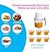 EVLA'S Double Baby Food Maker with 2 Steaming Baskets, Steamer, Blender, Grinder, Food Processor, Cook & Blends Healthy Baby Food in Minutes, Touch Screen, with 6 food pouches, White