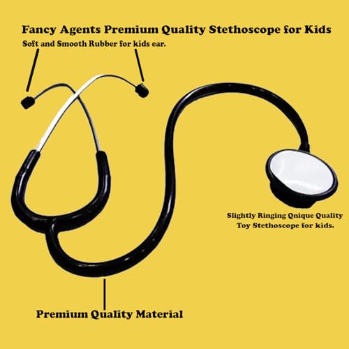 Image of Doctor Dress for kids |surgeon dress for boys and girls | Kids Doctor Costume Set with Stethoscope, Mask, and Injection for School Annual Functions, Role Play, and Special Events