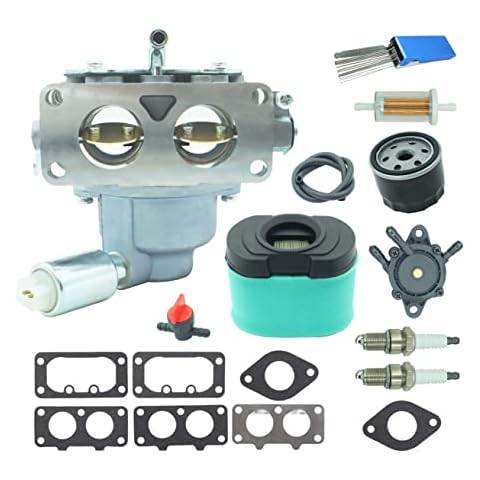 DABAZUALY Carburetor Compatible with BS 796227 Carburetor Nikki V-Twin Models 40G777 40H777 44M777 44P777 44S677 Engine Lawn mower with air filter sets Cover