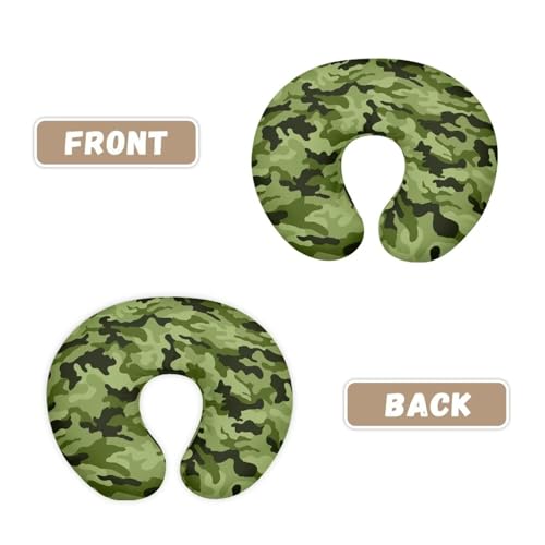 Image of Camo Baby Nursing Pillow Cover for Bottle Feeding, Soft Breastfeeding Pillow Slipcover Easy to Clean Breathable Pillow Cover for Infant Snug