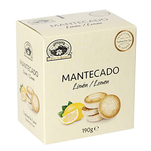 LA FLOR DE ANTEQUERA mantecados de limón caja 190 gr