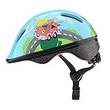 Nombreuses options de couleur : conçu pour les jeunes utilisateurs, le casque de vélo pour enfants est disponible en 18 motifs amusants et colorés que tous les garçons et les filles vont adorer. Chaque design est disponible en deux tailles, XS et S. La construction légère garantit que le casque ne sollicite pas le cou sensible de votre enfant.