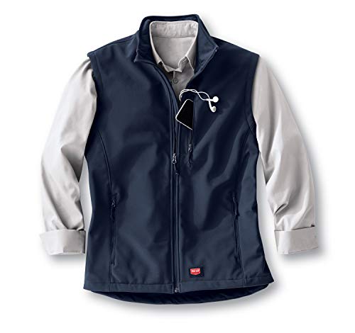 Red Kap Mens Softshell Vest Work Utility Outerwear, Navy, 3X-Large Us #TOP2