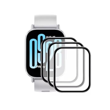 Kit 3 Películas Protetoras de Tela 5D para Redmi Watch 5 Active e 5 Lite (Redmi Watch 5 Active)
