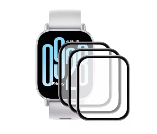 Kit 3 Películas Protetoras de Tela 5D para Redmi Watch 5 Active e 5 Lite (Redmi Watch 5 Lite)