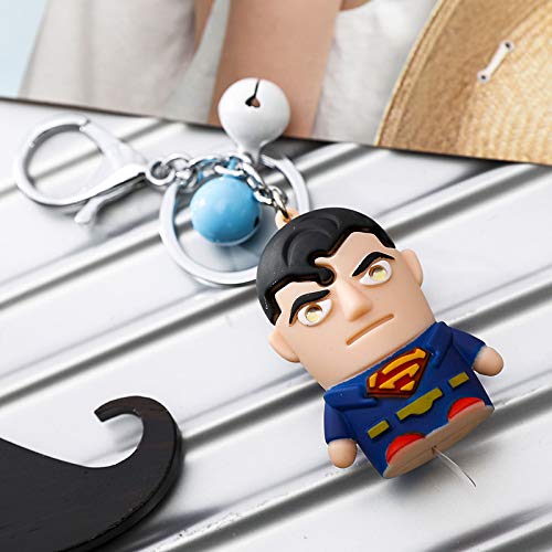 Preisvergleich Produktbild Cartoon Niedlichen Anhänger Mini-Led Leuchtenden Ton Schlüsselbund Kreatives Geschenk Taschenlampe Anhänger 5Er Pack