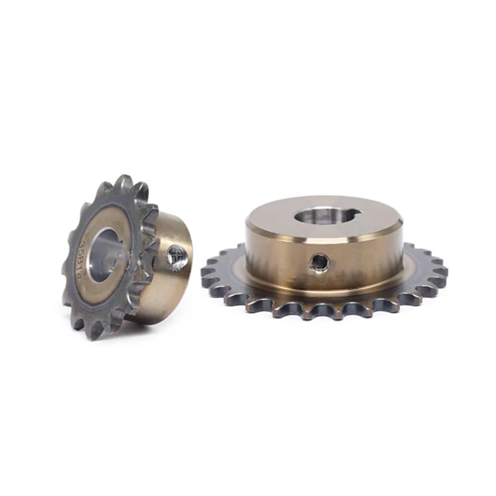 Set di Ingranaggi pignone, Denti dell'ingranaggio 1 pz 08B 15 Denti Ruota dentata di precisione Industriale 45# Acciaio 15T Catena ingranaggio(28mm (Keyway 8mm))