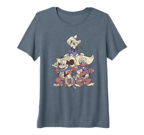 T-shirt Mickey Disney Cowboy idée cadeau originale anniversaire et fêtes