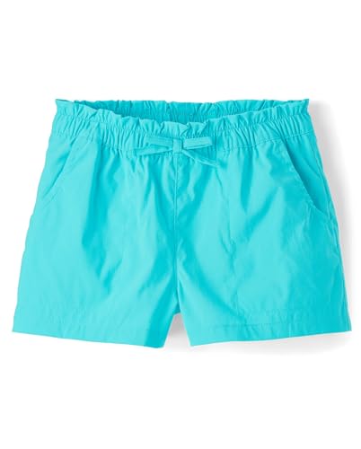 Gymboree,Girls,and Toddler Quick Dry Pull On Shorts,Time for Teal,10