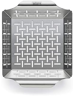 Weber 6481 Small Stainless Steel Vegetable Basket