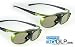Produktbild 2x Hi-SHOCK® DLP Pro Lime Heaven | DLP Link HDR 3D Brille für 3D DLP Beamer von Acer®, BenQ®, Optoma®, Viewsonic®, Philips®, LG®, Infocus®, NEC®, Vivitec®, HiTachi®, Canon®, Casio®, Largo® | komp. mit PPA5610 / E4W / DGD5 / ZD302 / PGD-350 | 2016 Generation - neuer wartungsfreier Li-Akku & Pi-Zelle | optimierte Schärfe, Helligkeit & Kontrast | inkl. umfangreiches Zubehör + 3 Jahre deutsche Garantie [Shutterbrille | 96-200 Hz | Akkubetrieb | 32g | wiederaufladbar | Lime]