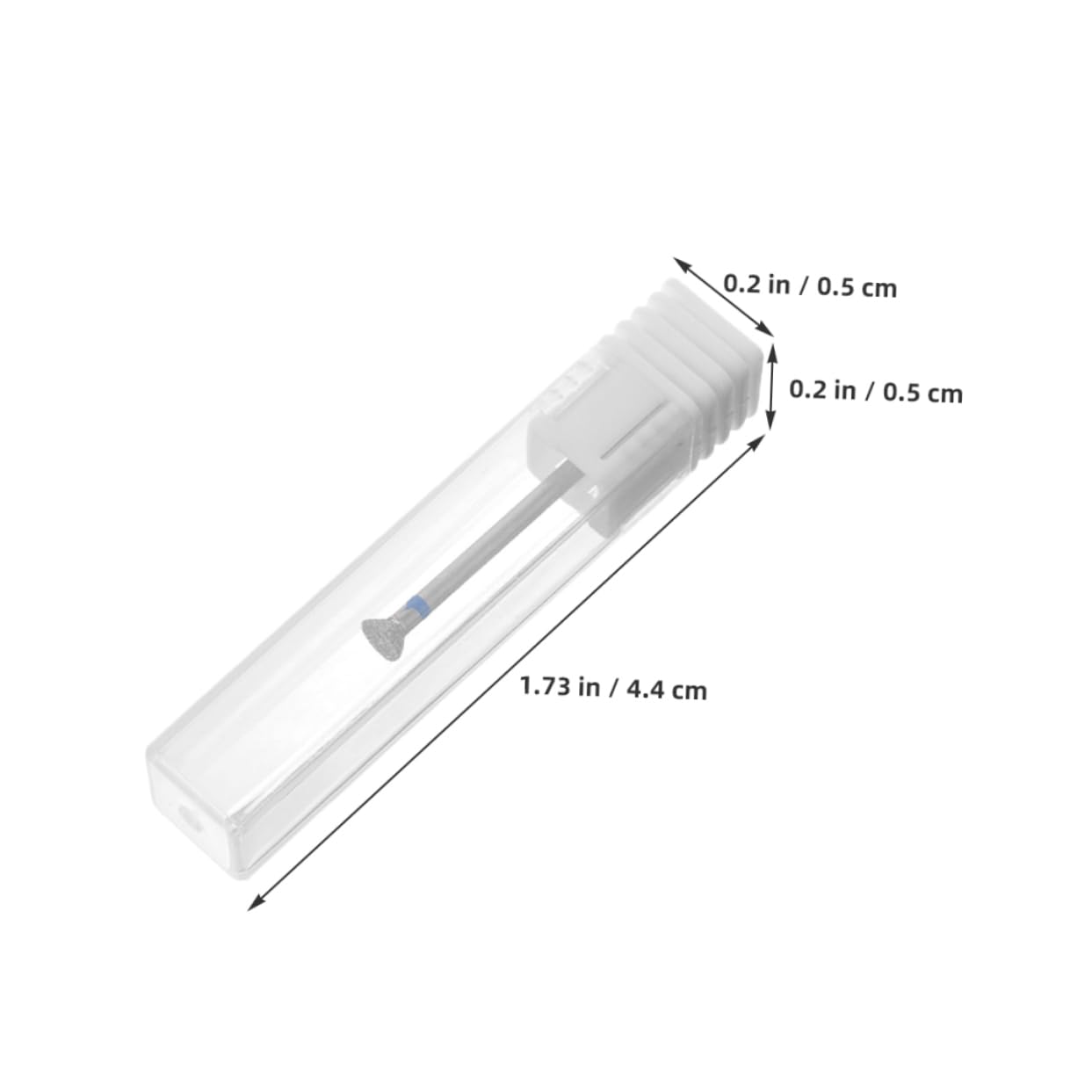 3Pcs Diamond Nail Drill Bits Manicure and Pedicure Durable Cuticle Remover and Polishing Tool for Home Salon Use for Dead Skin Removal and Nail Care