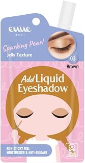 Enu adliquid 眼影 2mL 【单品贩卖】 韩国化妆品 泰国化妆品 化妆品 化妆品 眼影 油成分 高保湿 乳霜眼影 液体眼影 光泽妆 一体化 (棕色)
