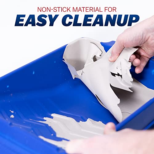 Marshalltown Heavy-Duty Paint Tray, 1 Gallon, Non-Stick Solvent Resistant, Brush Magnet, Designed For 9 Inch Rollers, Designed For Mt Heavy Duty Paint Liners, Hdt #TOP5