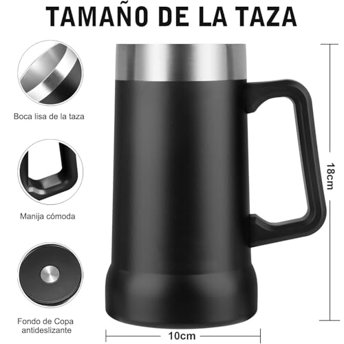 Opiniones y reviews de Tarro de cerveza blanco y negro los mejores 5. 2 Imagen adicional