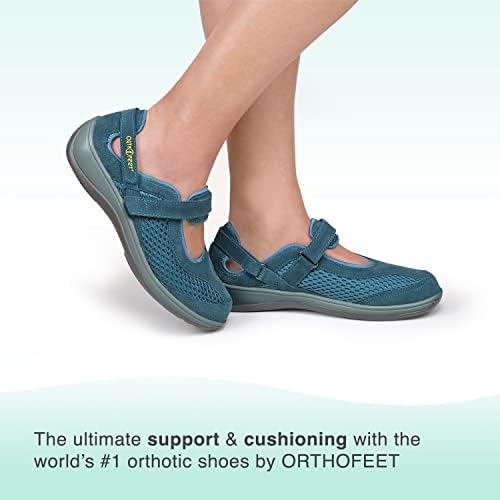 Amazon.com | Orthofeet Women's Orthopedic Breathable Mary Jane Shoes -  Relieve Foot Pain Sanibel Black | Shoes