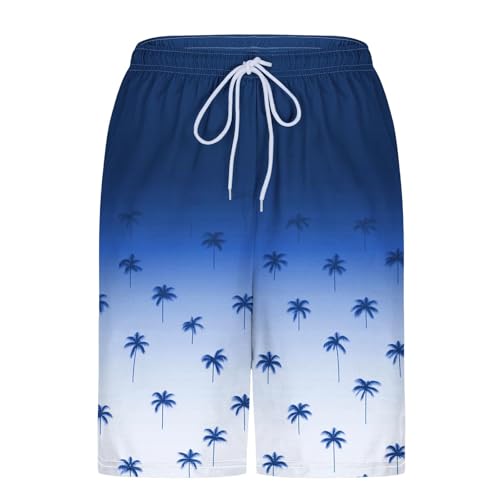 Men's Swim Trunks with Compression Liner 7 Inch Inseam Board Shorts 2 in 1 Quick-Dry Bathing Suits Hawaii Beach Shorts4