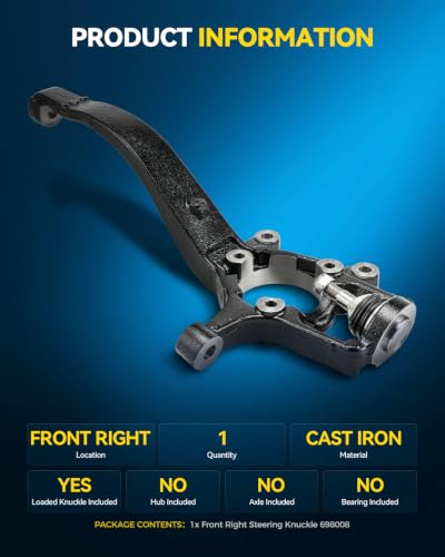 Image of PHILTOP Front Right Steering Knuckle for 2011-2015 Jeep Grand Cherokee