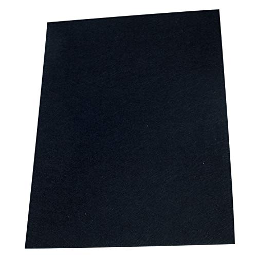 Fachhandel für Vliesstoffe Filzgleiter/Möbelgleiter/Bastelfilz A4 selbstklebend, 1 Stück, Schwarz, 4 mm stark Cover
