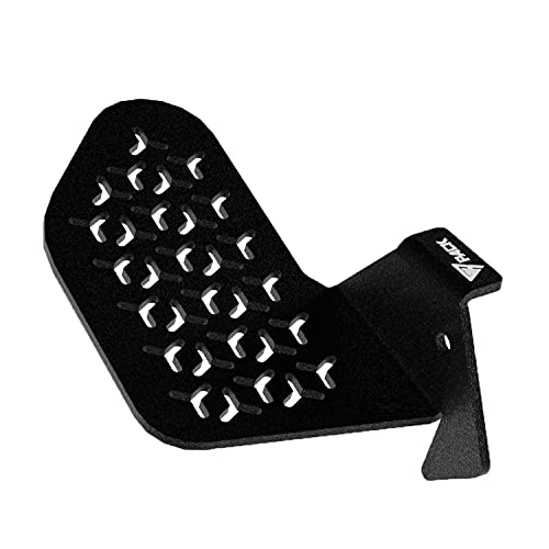 Image of GRANDPITSTOP Wide Bike Pillion FOOTREST - Black Foot PEG for Motorbike - Bajaj DOMINAR 400 (2017-2018) - Left